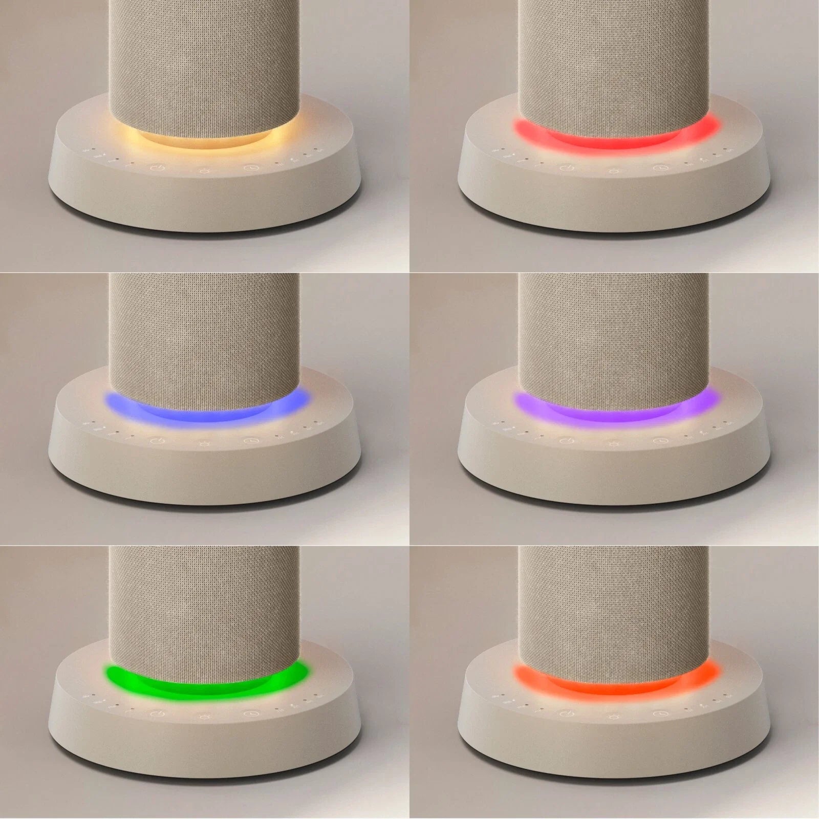 Homedics SereneScent ARMH‑972BE Fabric Diffuser Beige – New Open Box LED App