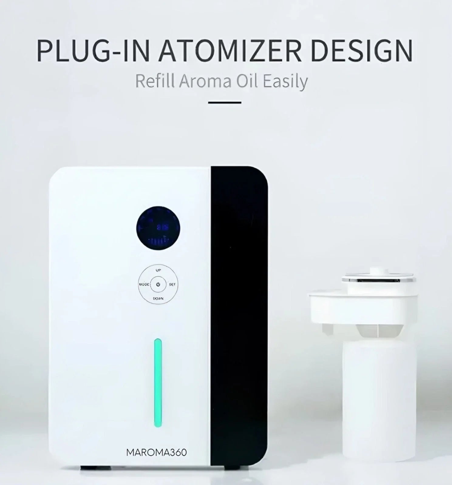 Aroma360 Scent Diffuser For 4900 Sqft or More / VanGogh360 Black or White 800mL
